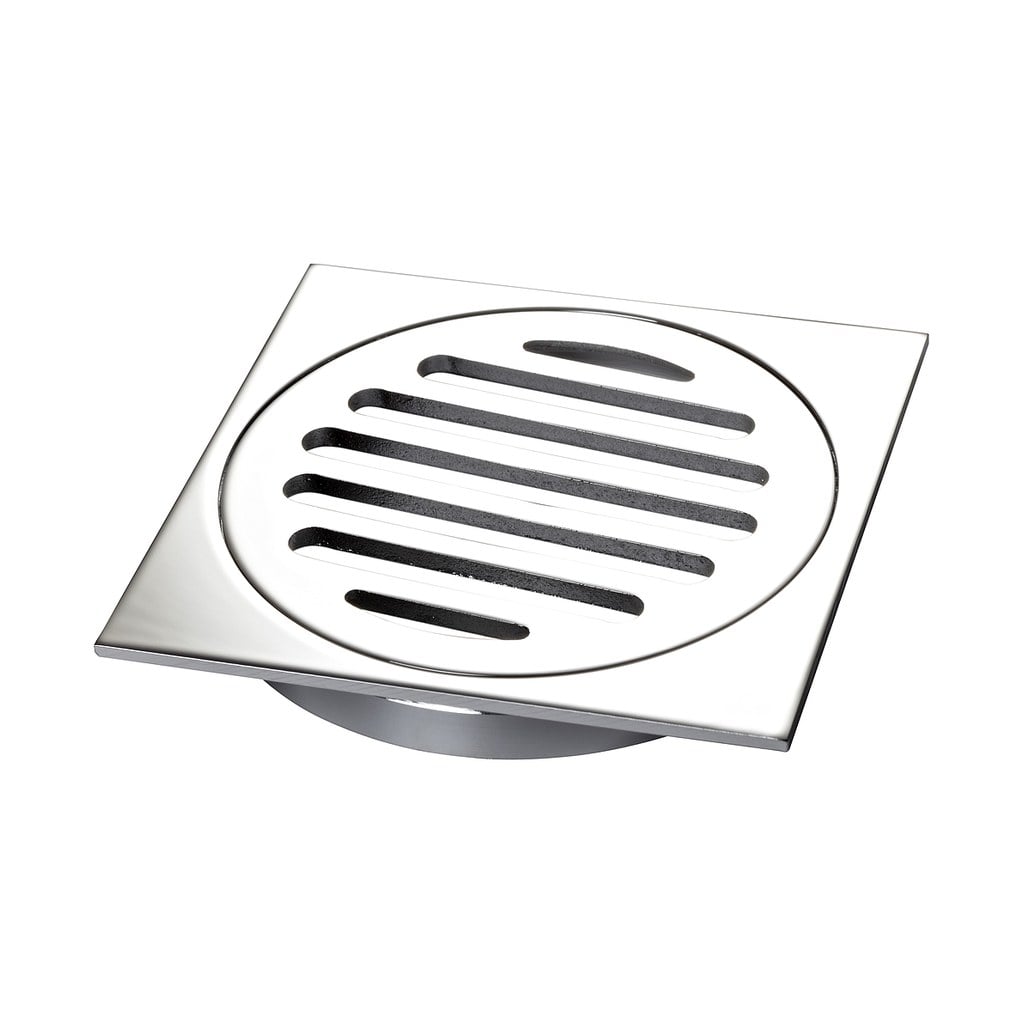 Grate Stormwater 80mm Square Chrome