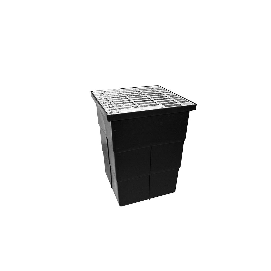 Poly Sump 300 x 300 x D450mm W/- LD Grate