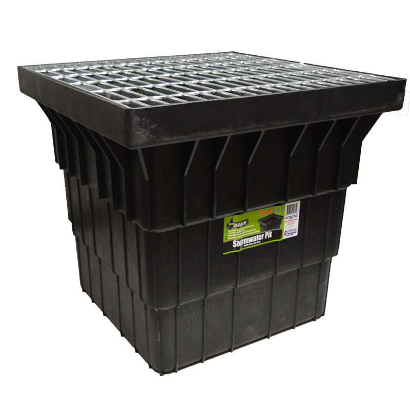 Poly Sump 450 x 450 x D450mm W/- LD Grate
