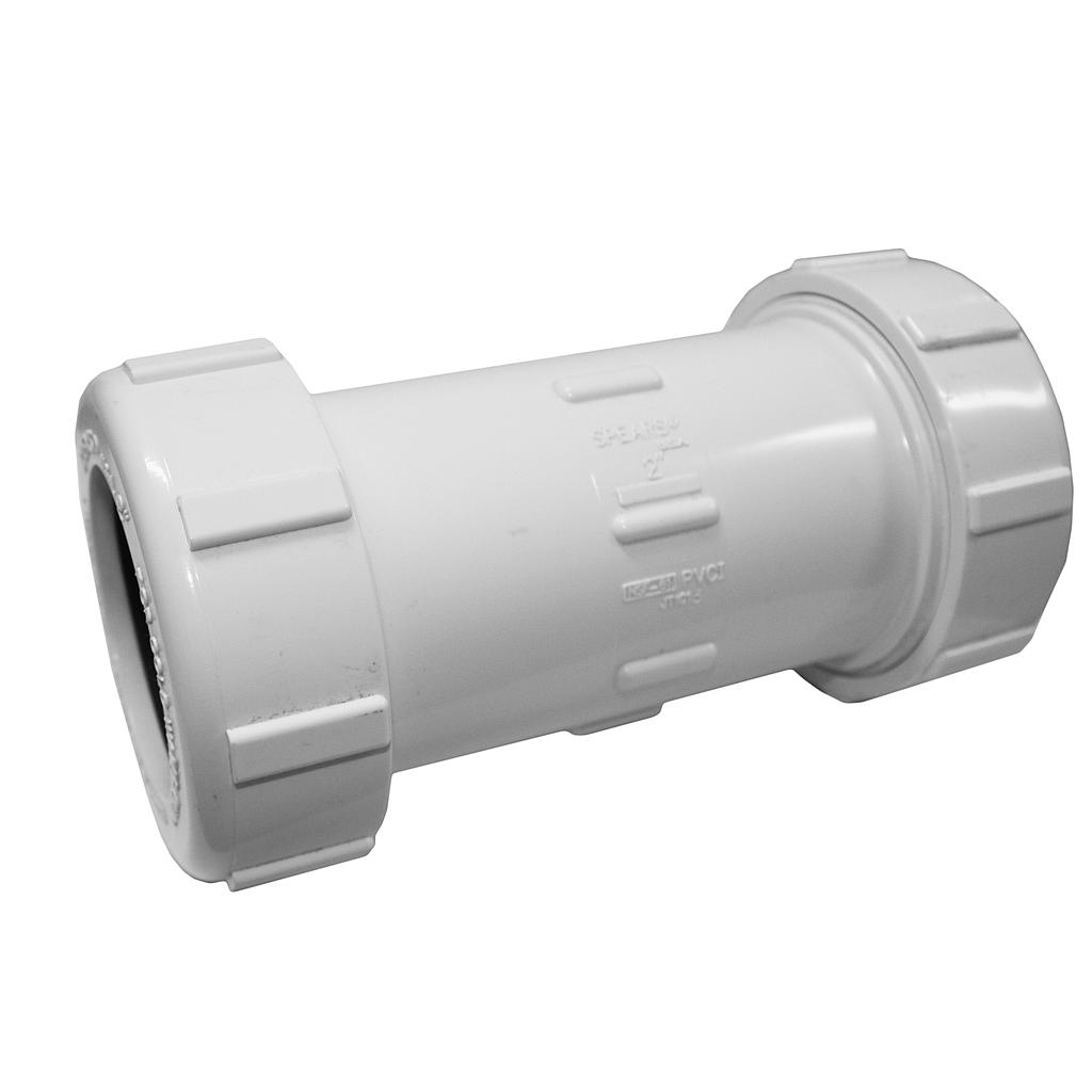 PVC Compression Coupling 50mm