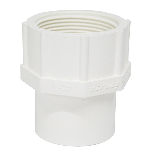 PVC Faucet Take Off Adaptor 40mm