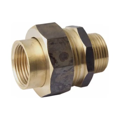 Brass Barrel Union 25mm MxF