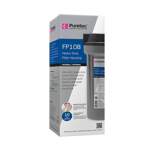 Puretec Filter Housing Kit Grey 10" x 3/4" Inc. Bracket FP10B