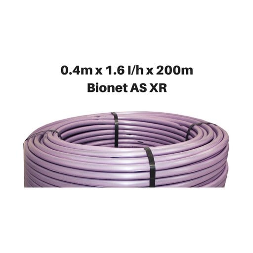 Netafim Bionet AS XR 1.6lhr 0.4m 200m Purple