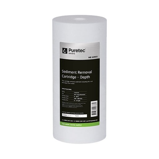 Puretec 10" x 4.5" Melt Blown Sediment Cartridge 5 Micron MB05LD1
