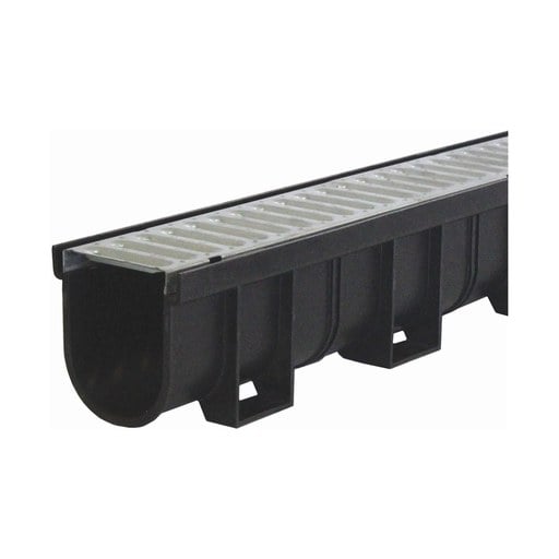 Reln Storm Drain 100mm x 3m  Galvanised Grate