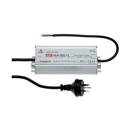 Mean Well 40W Weatherproof Driver 12V DC IP67 HLG-40H-12