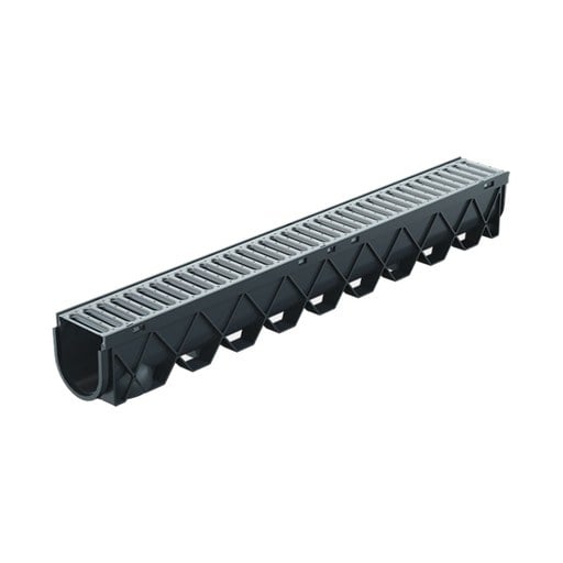 Reln Storm Drain 100mm x 1m Stainless Steel
