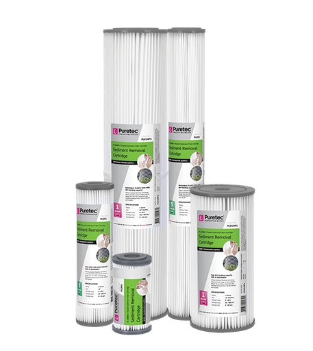Puretec 10" x 4.5" Pleated Sediment Cartridge PL05MP1