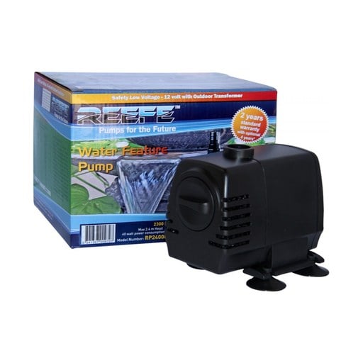 Reefe RP2400LV Low Voltage Pond Pump 24V 2400 L/H 10m Cable