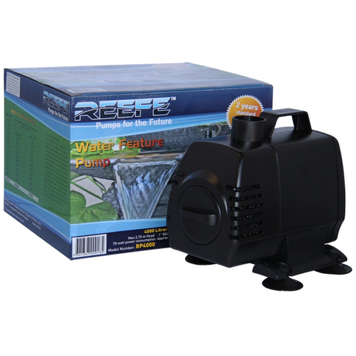 Reefe RP4000 Pond Pump 240V 4000 L/H 10m Cable