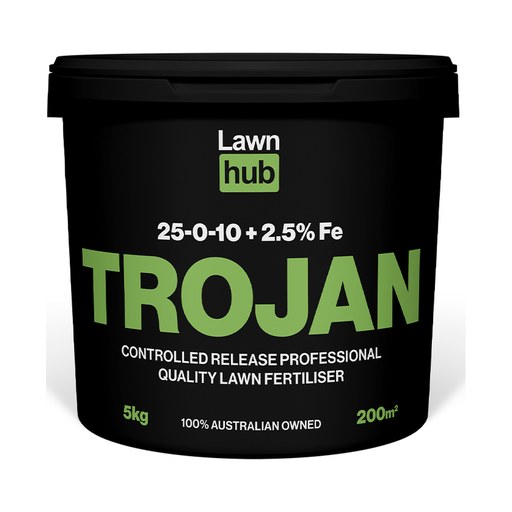 Lawnhub Trojan 25:0:10+2.5% 5kg Lawn Fertiliser