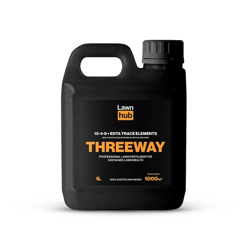 Lawnhub Threeway 15:4:8 + Trace Elements 1L Lawn Fertiliser
