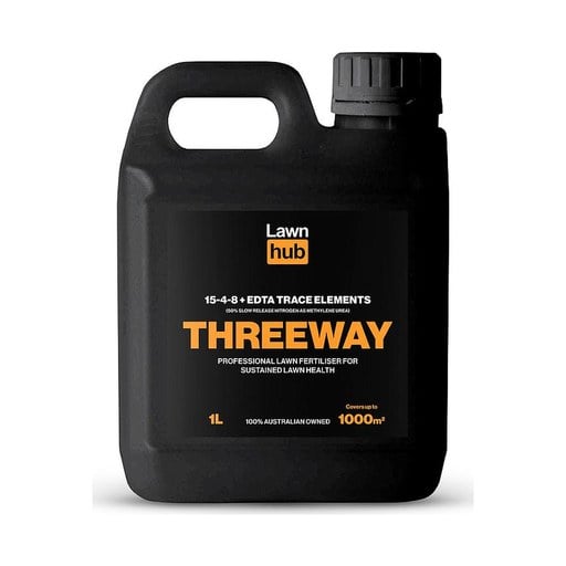 Lawnhub Threeway 15:4:8 + Trace Elements 1L Lawn Fertiliser