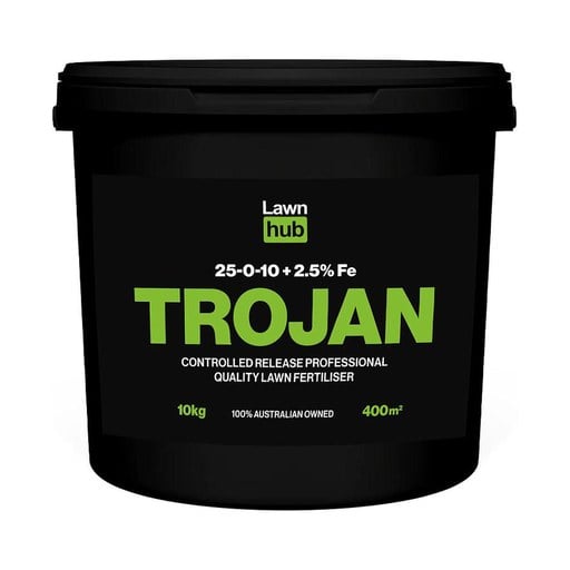 Lawnhub Trojan 25:0:10+2.5% 10kg Lawn Fertiliser