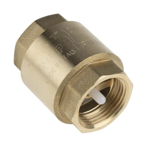 Brass Popper Spring Loaded Check valve 15mm