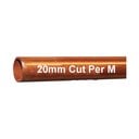 Copper Tube 20mm Cut Per M