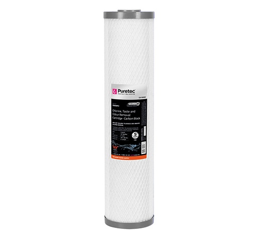 Puretec 20" x 4.5" Carbon Block Filter 10 Micron CB10MP2