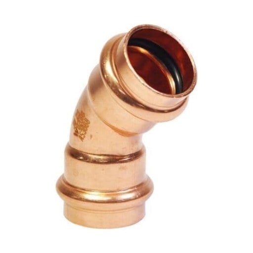 Copper Press Elbow 20mm 45D