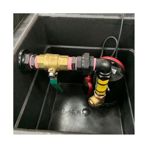 Sump & Single Pump Kit 450x450 + Grundfos CC7