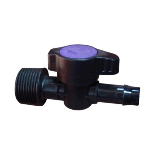 VQA12 Poly Valve Lilac 13mm Barb x 15mm MI BSP
