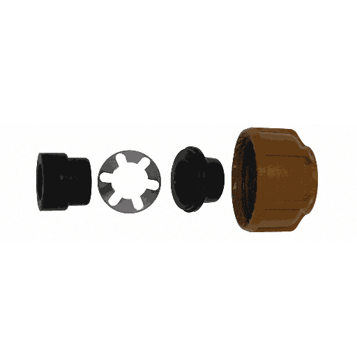 Metric Poly To Copper Kit 25mmP X 1/2" Copper