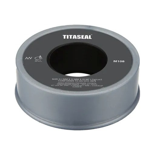 Threadseal Teflon 12mm x 10m Grey