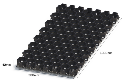 GEOHEX™ Soil Erosion Control System & Surface Stabilisation Pavers 42mm(H) x 1000mm(L) x 500mm(W)