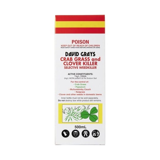 David Grays Crab Grass And Clover Killer 500ml