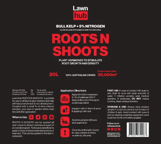 [ROOTS20L] Roots N Shoots Lawn Fertiliser 20L