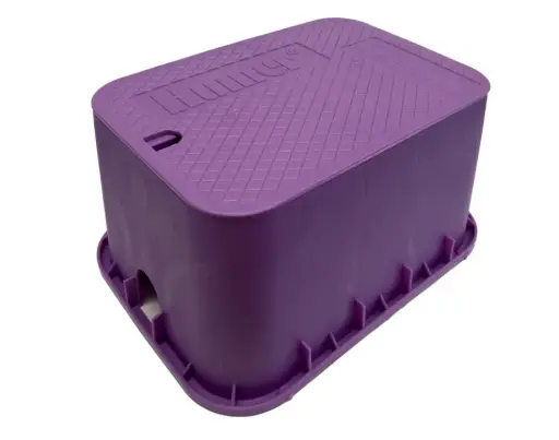 HUNTER Valve Box Jumbo 380 x 540 x 310H Lilac Lid 