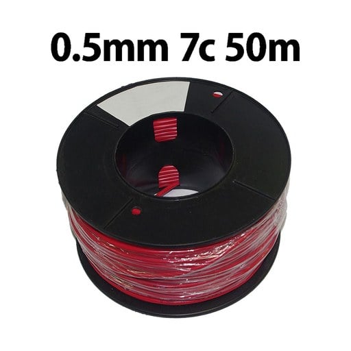 [180008] Wire Multicore 0.5mm 7C 50m