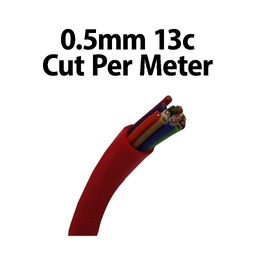 [180036] Wire Multicore 0.5mm 13C Cut Per Meter