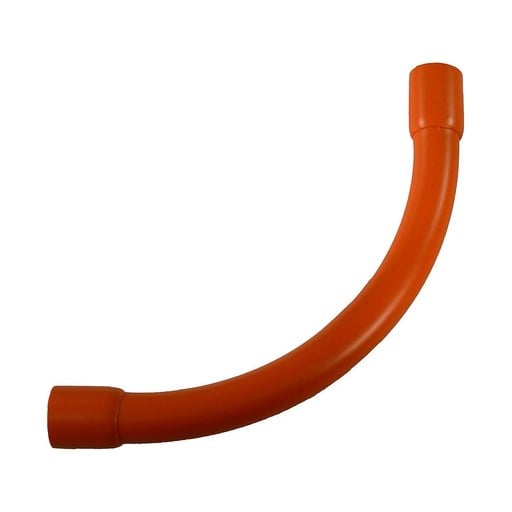 [181022] Conduit Sweep Bend 25mm Orange