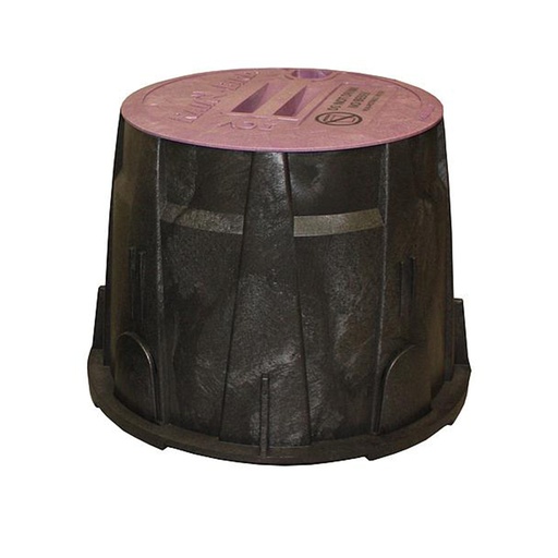 [207150] Rain Bird Valve Box 10" Round Lilac Lid