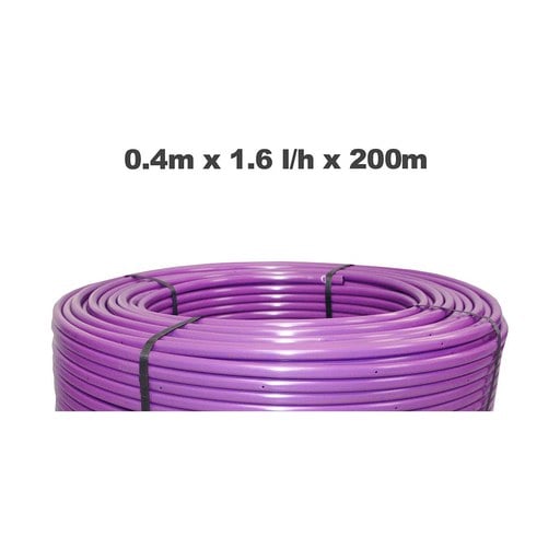 [220044] Netafim Techline AS 0.4m 1.6LPH 200m Purple