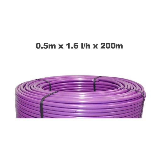 [220048] Netafim Techline AS 0.5m 1.6LPH 200m Purple