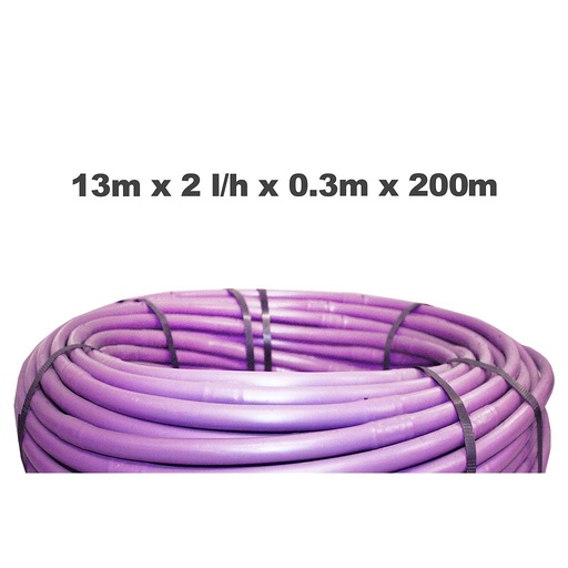 [221102] Enviro-drip PC 13mm 2l/h 0.3m 200m