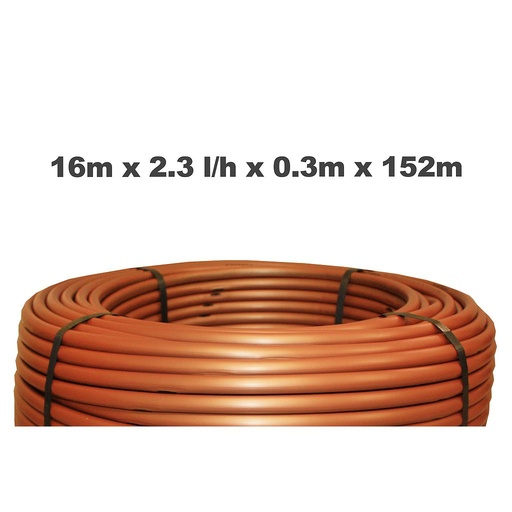 [221200] Copper Shield 16mm 0.3m 2.3l/h 152m