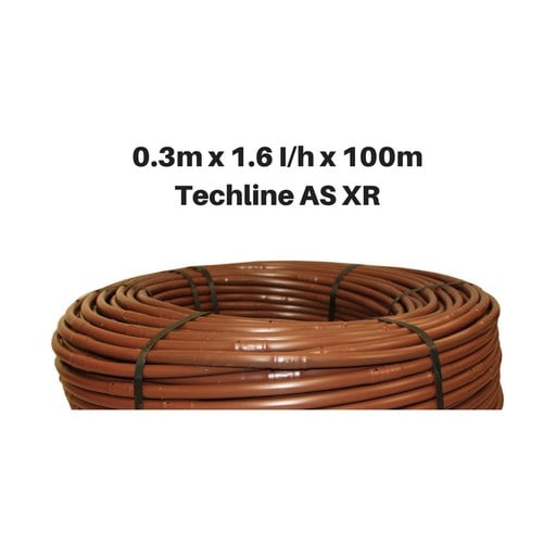 [221208] Netafim Techline AS XR 1.6lhr 0.3m 100m