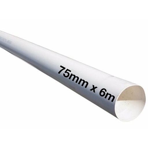 [300000] Stormwater Pipe 75mm x 6m