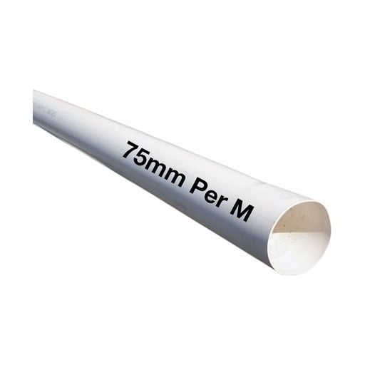 [300006] Stormwater Pipe 75mm Per Meter