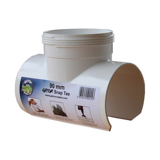 [301023] Stormwater Junction 90mm Gator Snap