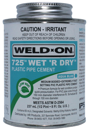 [329012] Weld-On 725 Wet R Dry 118ml