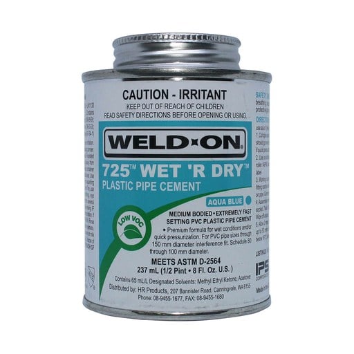 [329014] Weld-On 725 Wet R Dry 237ml