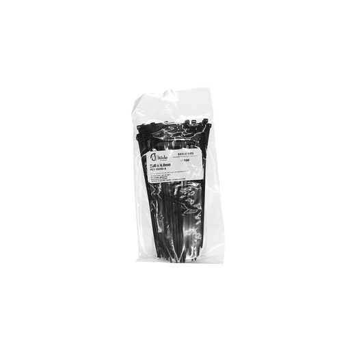 [341022] Cable Ties 4.8 x 200mm Black x PK100
