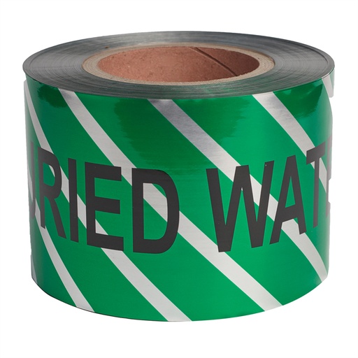 [341080] Tape Detection 100mm x 100m Green