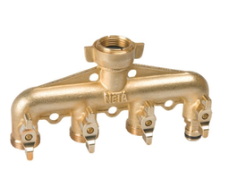 [420010] Neta Tap Adaptor Brass 4 Way
